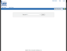 Tablet Screenshot of catalog.ecpl.org